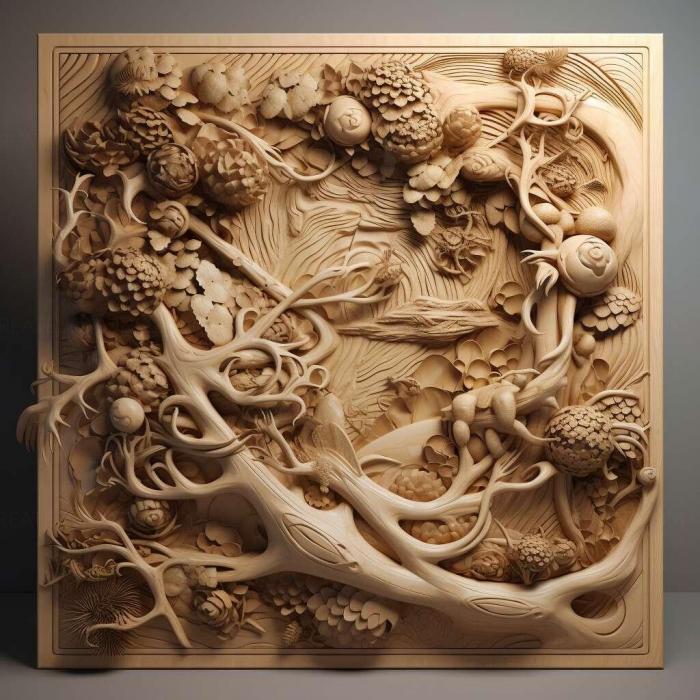 نموذج ثلاثي الأبعاد لآلة CNC 3D Art 